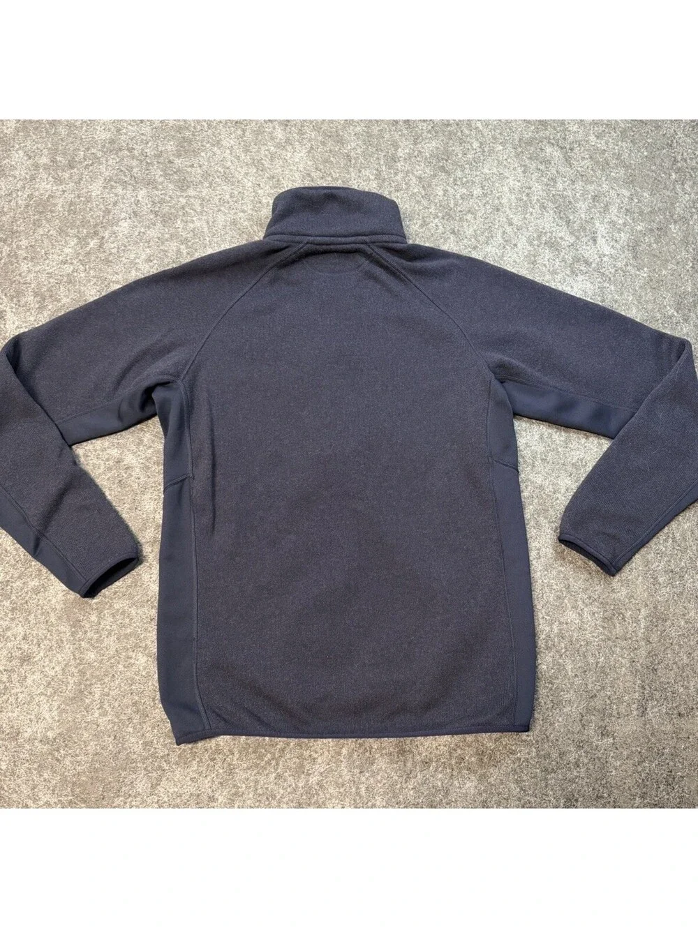 Patagonia Better Sweater Hybrid 1/4 Zip Pullover Mens M Navy Blue Fleece FA19